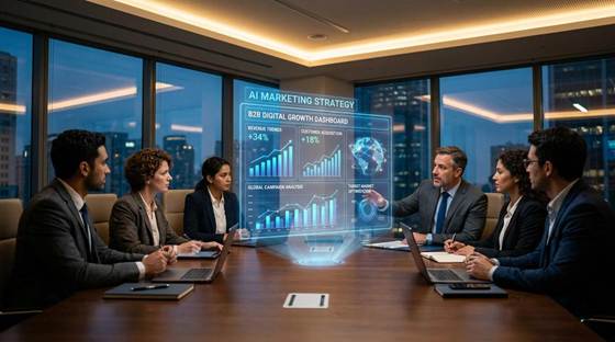 AI marketing strategy for CEOs B2B leaders artificial intelligence growth